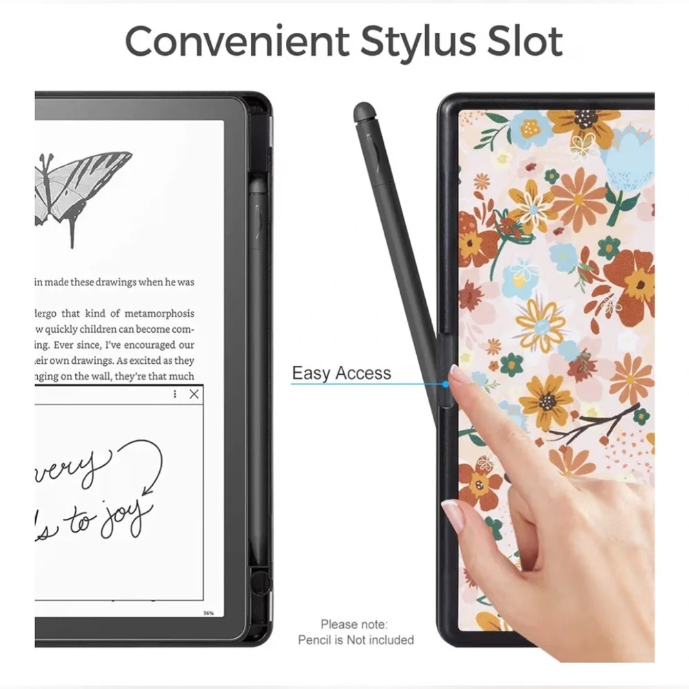 CoBak Case for Kindle Scribe - All New PU Leather Cover